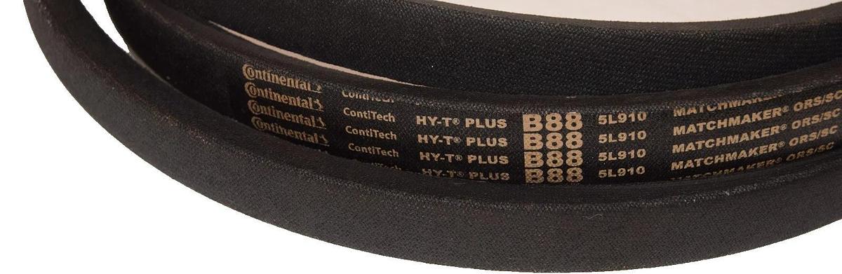 Continental Belt V-Belt B88 HY-T Plus Matchmaker 5L910 B-88 Vbelt (New)