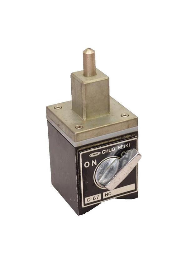 Used CHUO SEIKI C-67, C67 Machinist Magnet Stand, magnetic