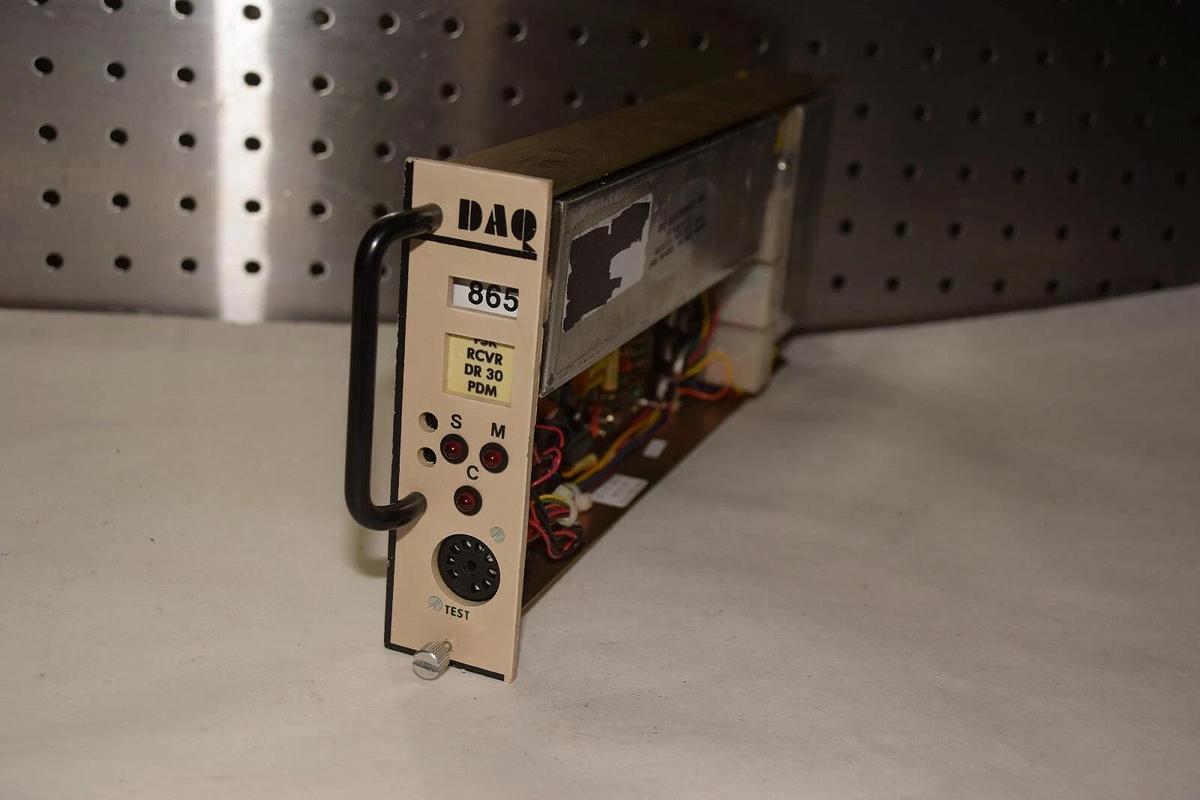 Used DAQ ELECTRONICS 865 FSK RCVR DR 30 PDM MODULE