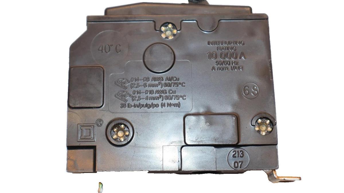 Used Square D Tipo/Q0B 2Pole 20A Amp Circuit Breaker (Lot of 3)