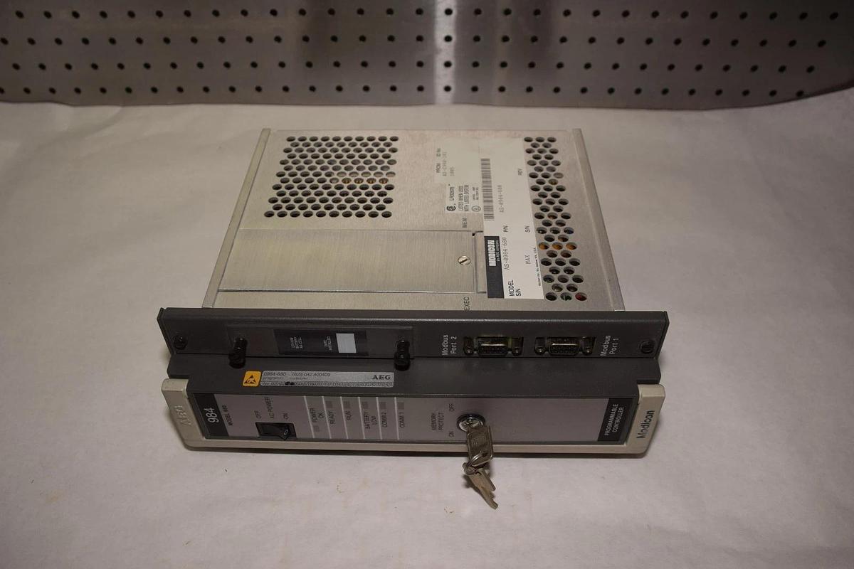 Used Gould PC-0984-680 Controller Module AS-0984-680 w/ M680-008 Memory  mod E680-902