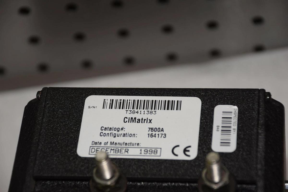 Used RSVI CIMATRIX  7500A  LASER BARCODE SCANNER DECODER