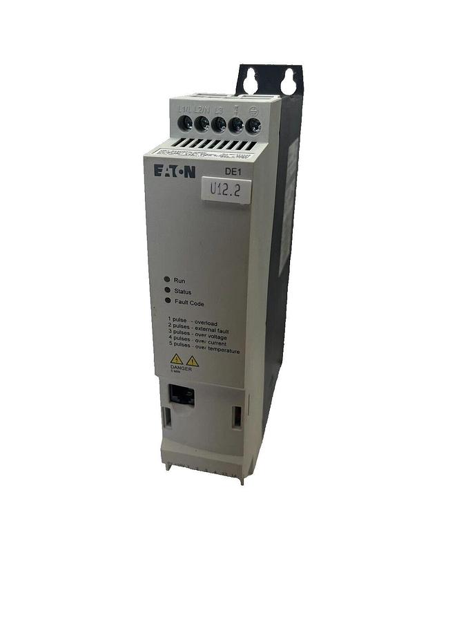 Used EATON DE1 Power XL Variable Frequency Drive DE1, Power XL, DE1-343D6FN-N20N