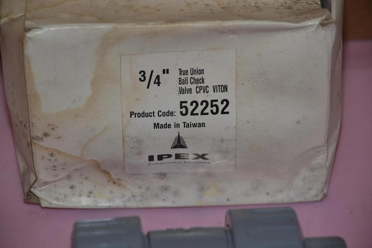 IPEX TRUE UNION BALL CHECK VALVE 3/4" 52252 NEW