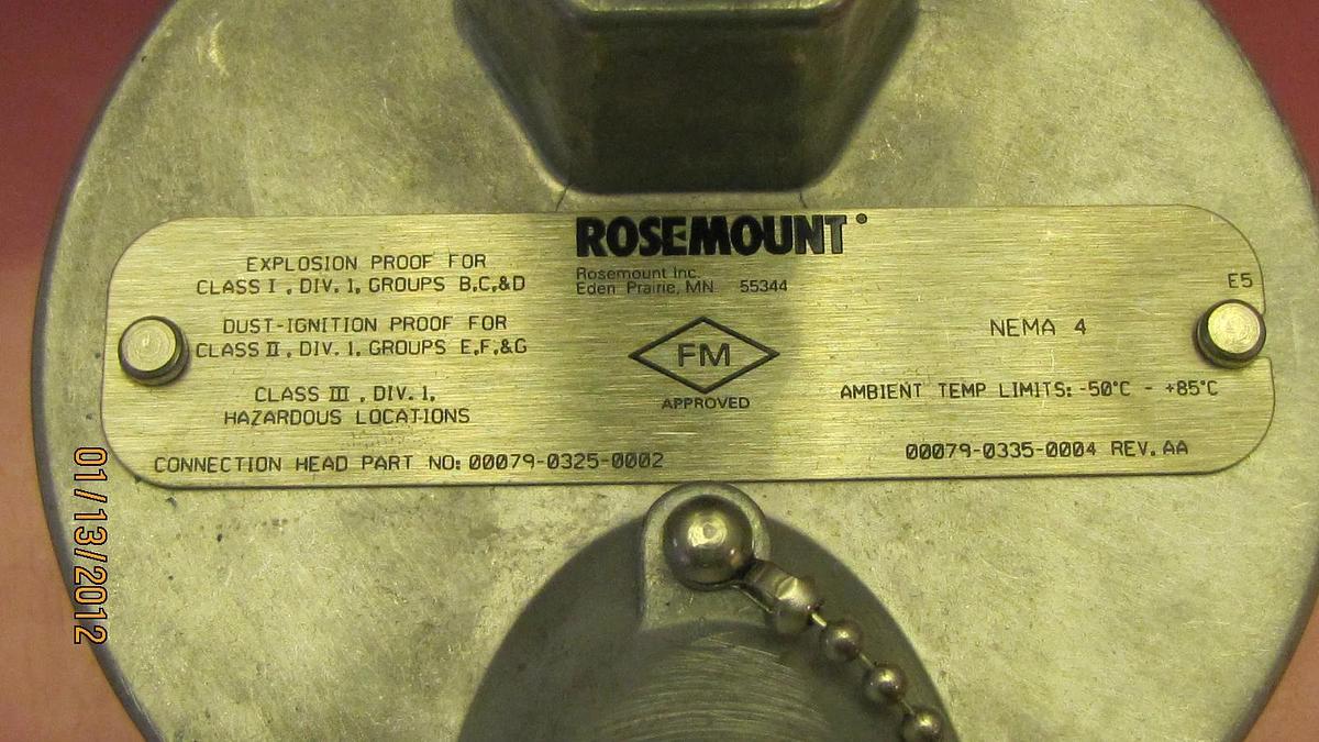 ROSEMOUNT TEMPERATURE SENSOR 0078R23C30N045E5 00079-0325-0002 00079-0335-0004