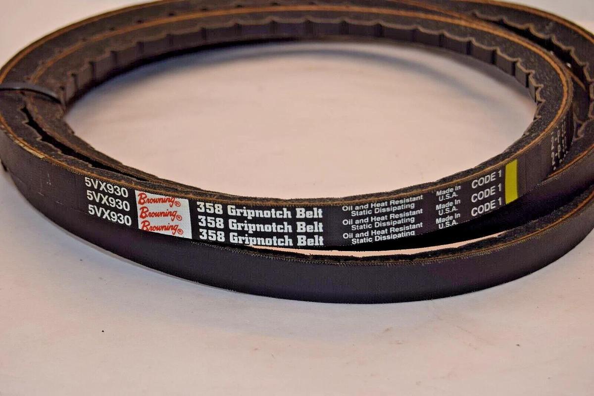 (NEW) BROWNING 5VX930 358 Gripnotch Cogged V-Belt USA