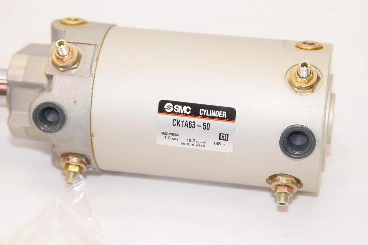 (NEW) SMC CK1A63-50 1.0MPa 145psi Pneumatic Clamp Cylinder