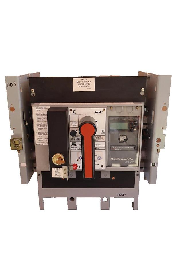 Used GE Power Break Breaker 1600 Amp 1600A TC1616TTHR C216LSHG Plug TR16B1000 1000a