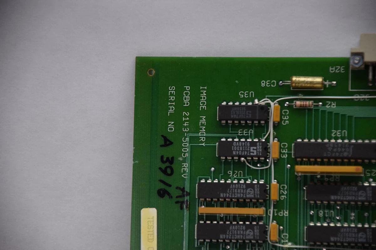 Used ADAC LABS 2143-5005 21435005 Rev U Image Memory PCBA Circuit Board Card