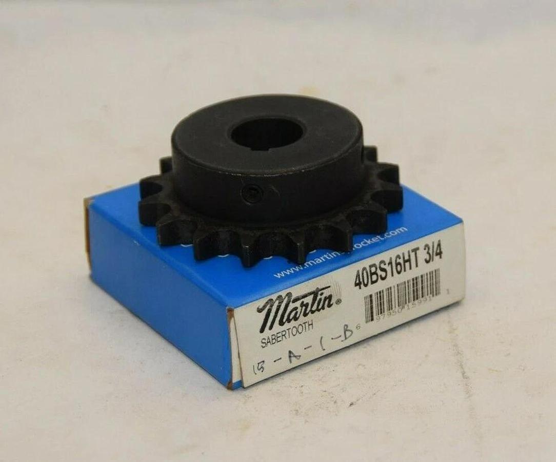 (NEW) MARTIN 40BS16HT 3/4 3/4" 16 Teeth Sabertooth Sprocket
