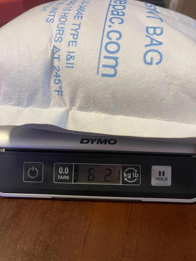 Used 6 bags, Wisesorb Montmorillonite large Desiccant Bag, Size 80 Units, MIL-D-3464E