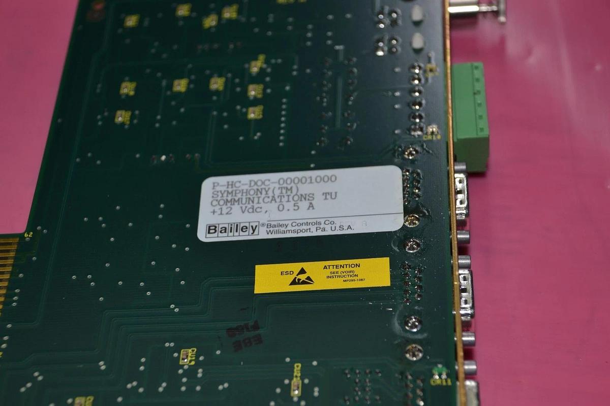 Used BAILEY P-HC-DOC-00001000 SYMPHONY NETWORK 12VDC 0.5A NETWORK CONTROLLER
