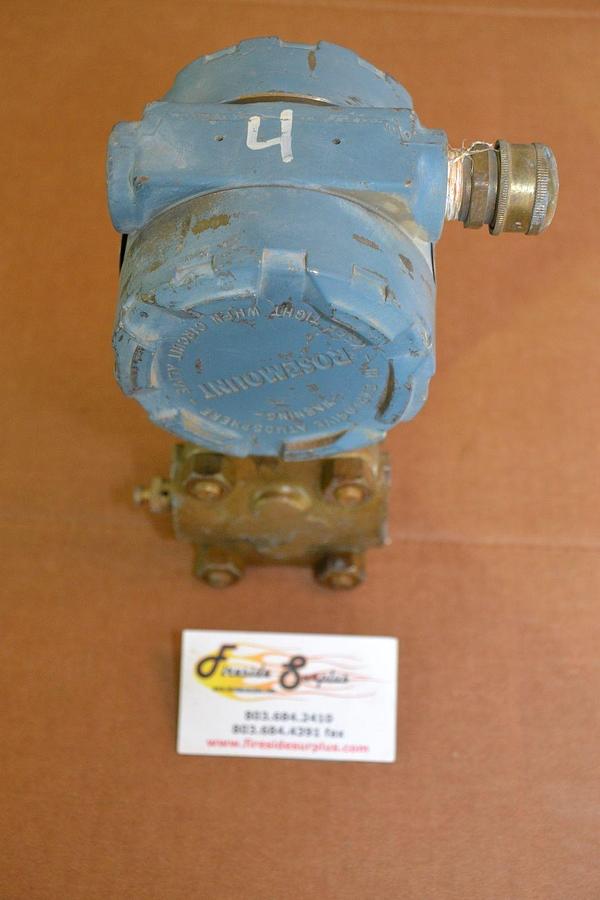 Used ROSEMOUNT TRANSMITTER 1151DP4L12 1151 DP4L12 2000psi 2000 psi