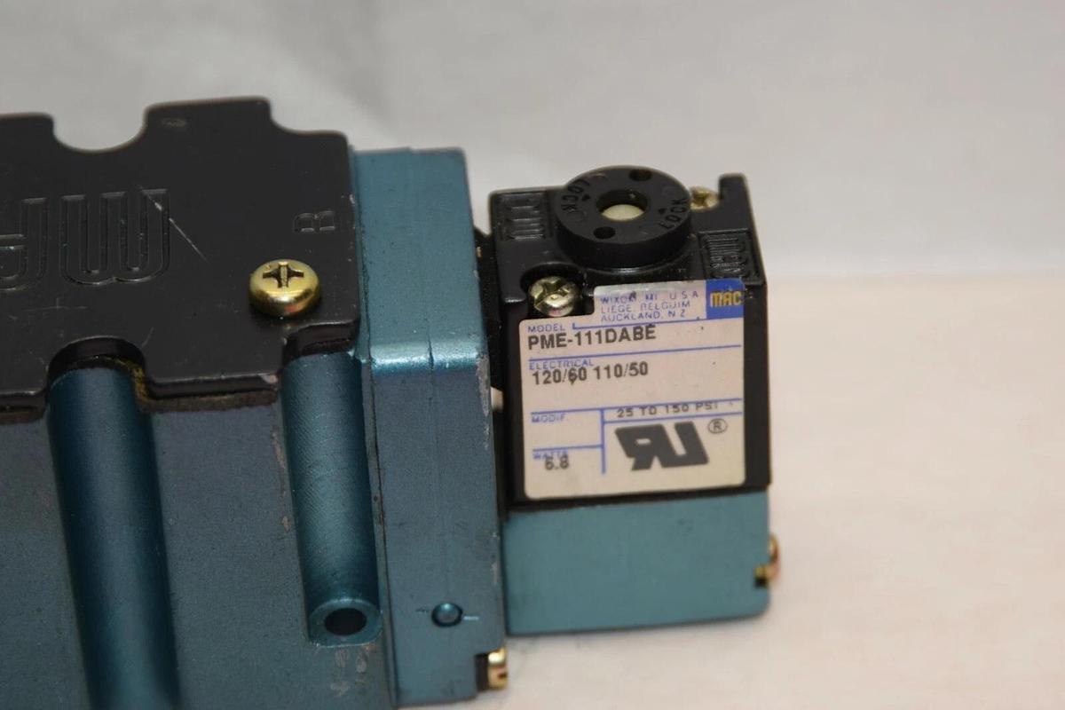 (NEW) MAC VALVES 6321D-000-PM-111DA 120/60 110/50 150psi Coil Solenoid Valve