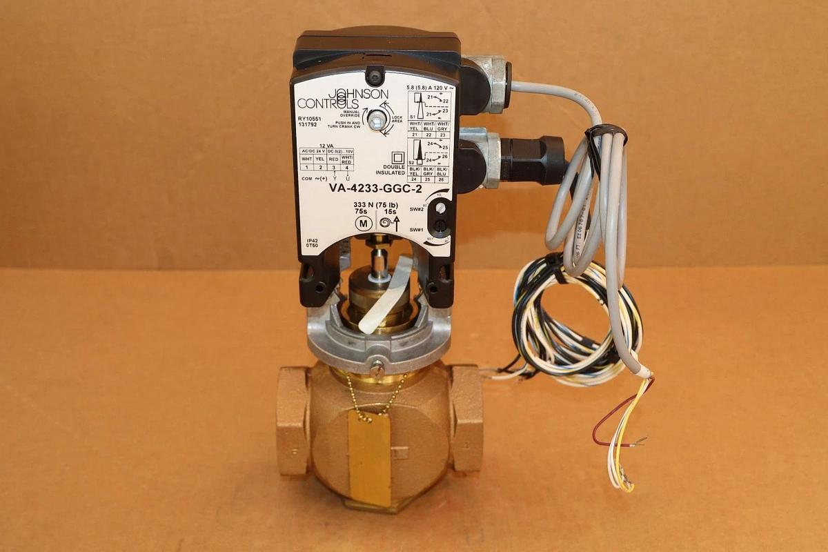 Johnson Controls Electric Valve Actuator VG7441PT+423GGC VA-4233-GGC-2 (NEW)