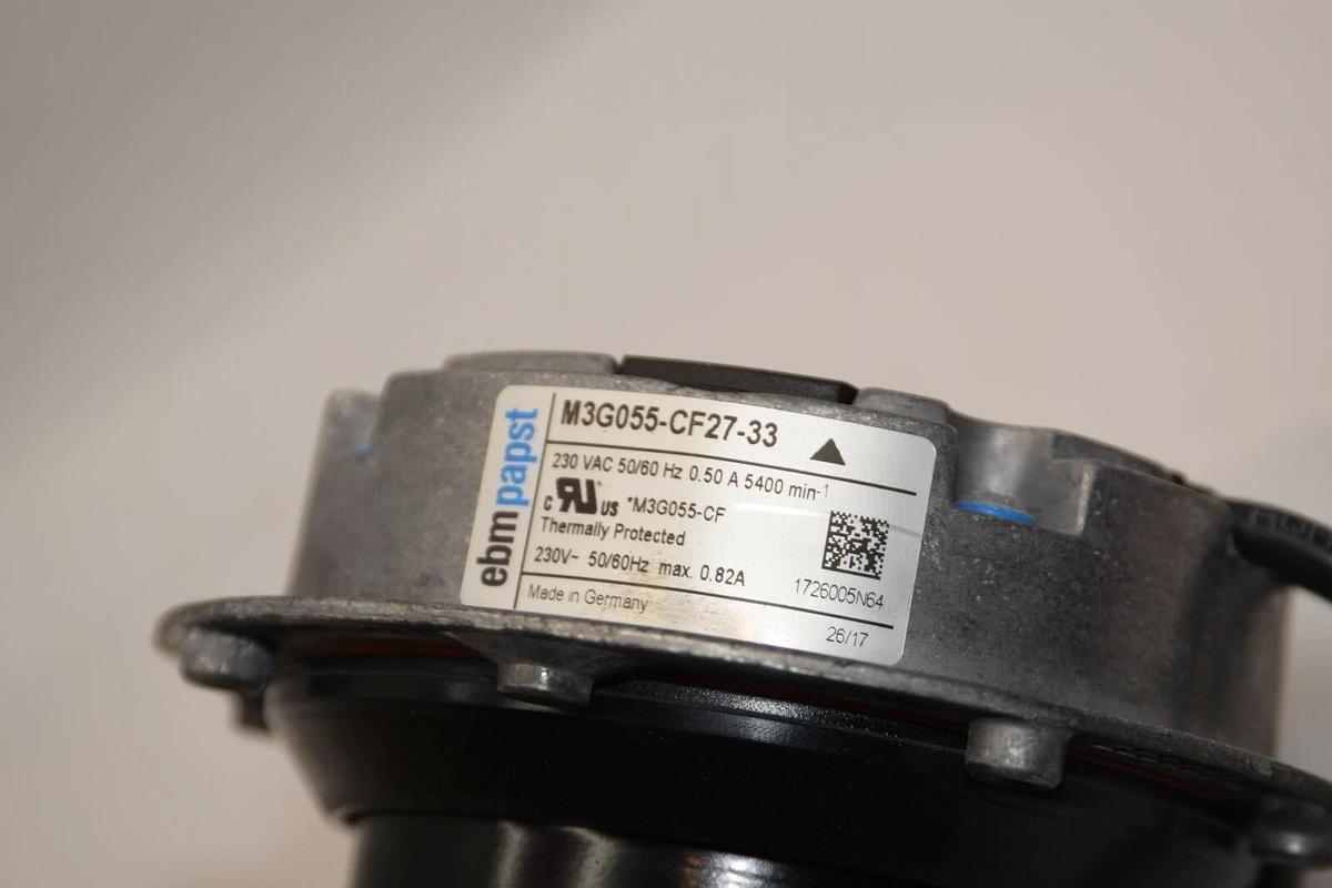 (NEW) EBMPAPST M3G055-CF27-33 230Vac 50/60Hz Axial Fan