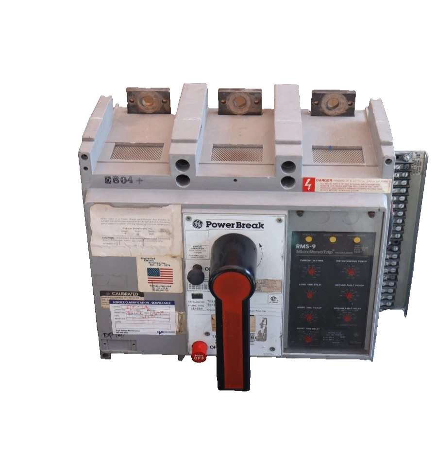 Refurbished GE General Electric Circuit Breaker Power Break 800A Amp TP88SSZ TR8S600 GF