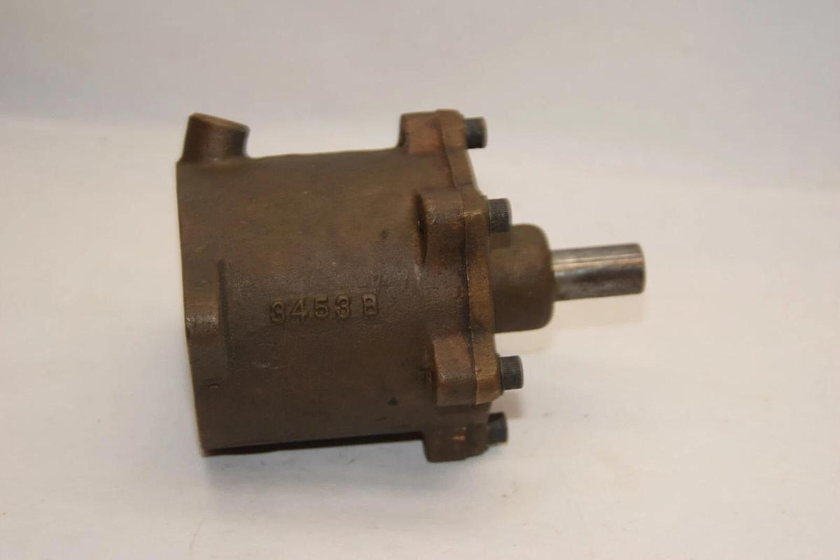 Used SCHRADER 3453B 3453-B 2" Stroke Single Action Brass Pneumatic Clamping Cylinder