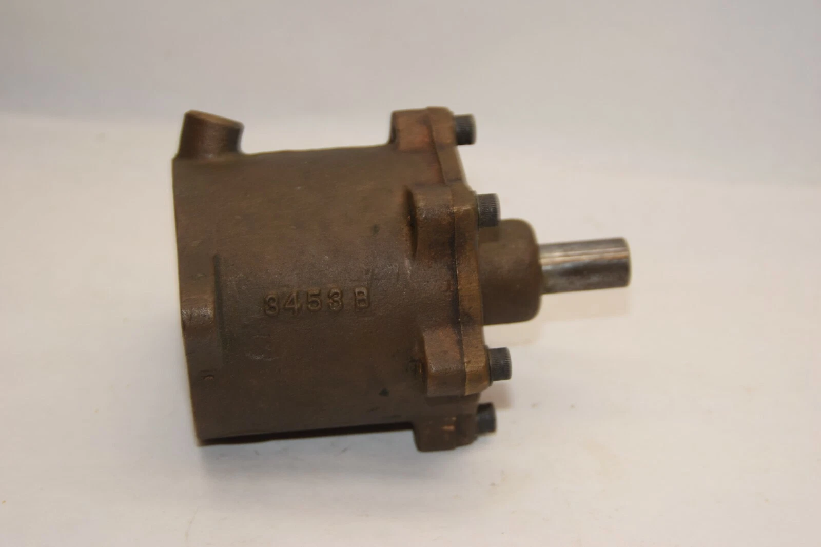 Used SCHRADER 3453B 3453-B 2" Stroke Single Action Brass Pneumatic Clamping Cylinder