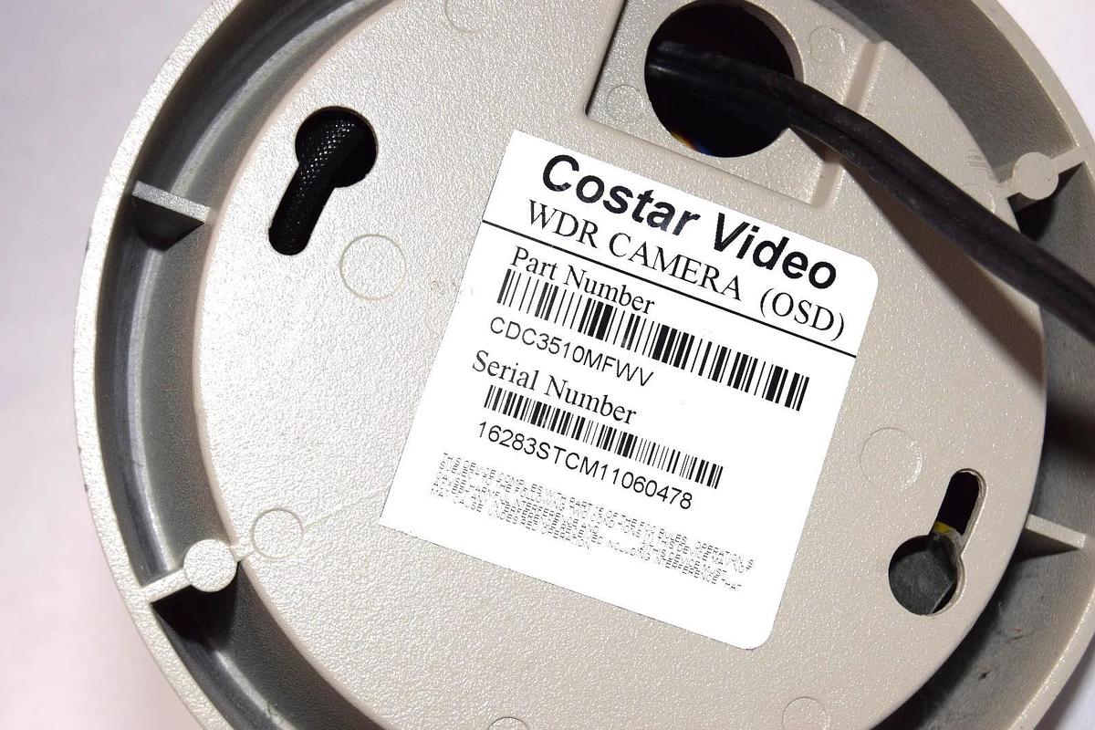 Used Costar CDC3510MFWV 2.8-12mm Dome Security Camera
