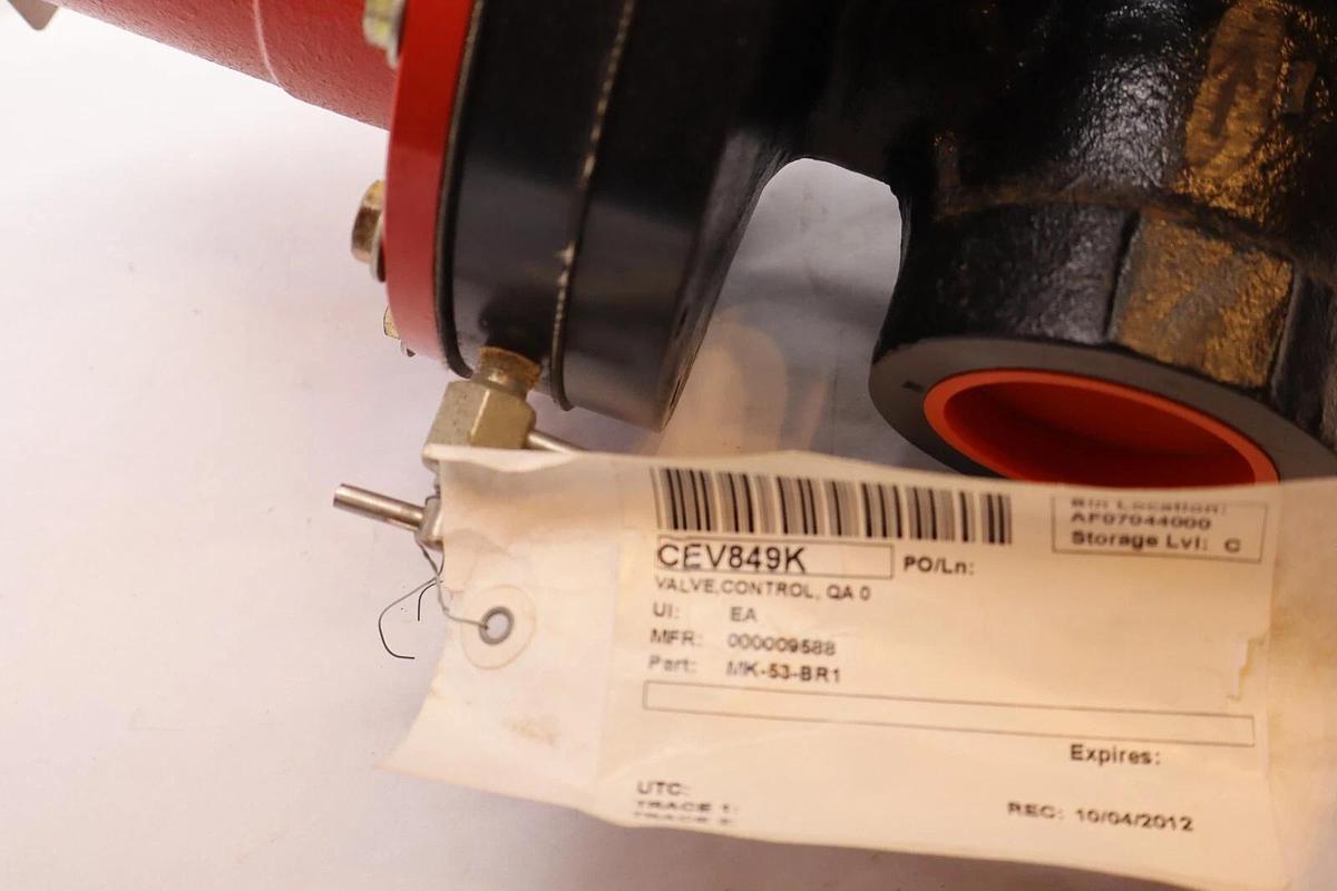 (NEW) JORDAN VALVE 53-BR1 , MK-53-BR1 Size 2 300psi Control Valve W/Regulator