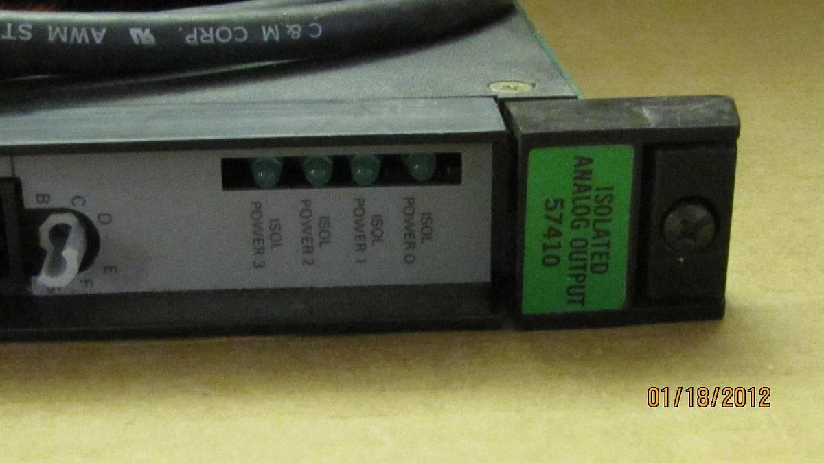 Used Reliance PLC Card Isolated Analog S-67118B 57410 70722-11J S 67118B S67118B