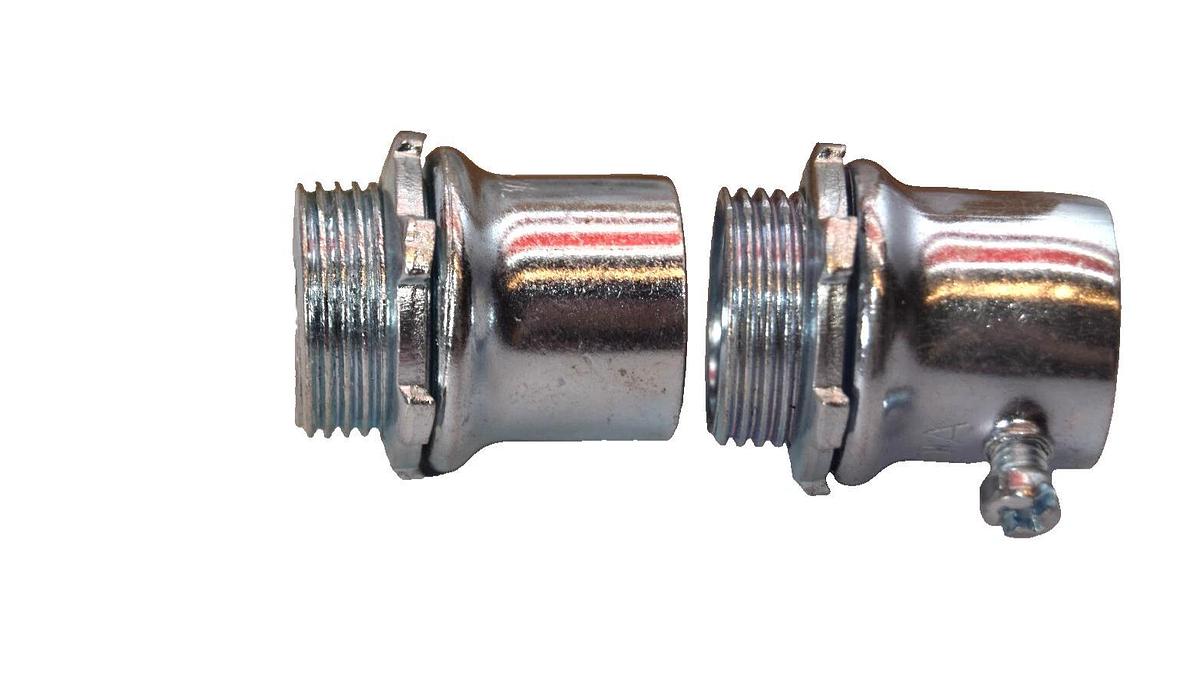 (NEW - Lot of 10) APPLETON 4075S 3/4" Set Screw Type EMT Connector