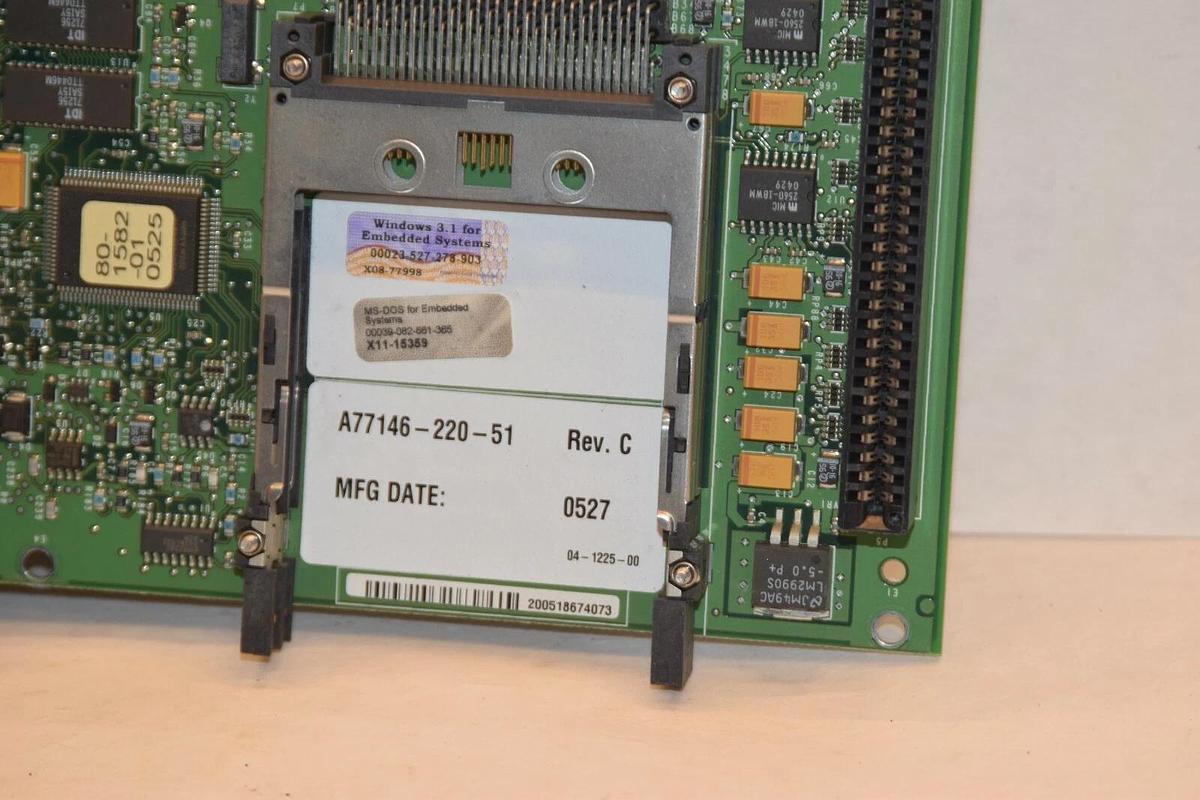 Used Allen Bradley A77146-220-51 Panelview Control Circuit Board A7714622051 Rev.C