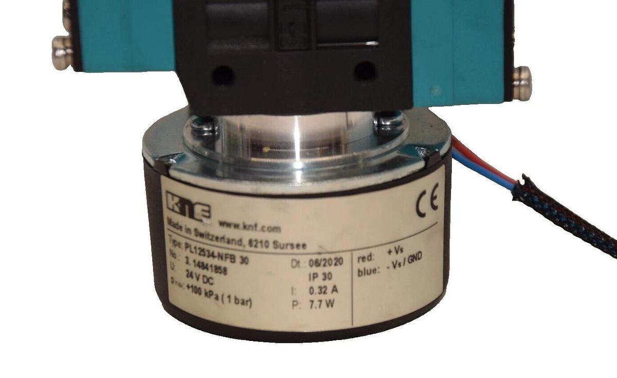 Used KNF PL12534-NFB-30 PL12534NFB30 Diaphragm Liquid Pump 24vdc