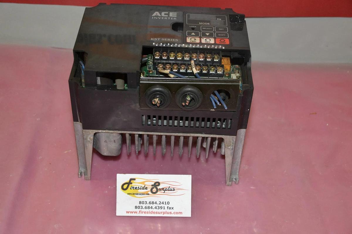 Used ACE INVERTER KST SERIES ACE-KST-460V-3P-1HP ACEKST460V3P1HP ACE KST 460V 3P 1HP