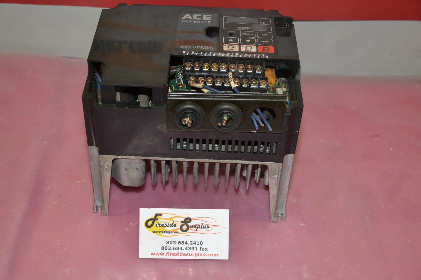 Used ACE INVERTER KST SERIES ACE-KST-460V-3P-1HP ACEKST460V3P1HP ACE KST 460V 3P 1HP