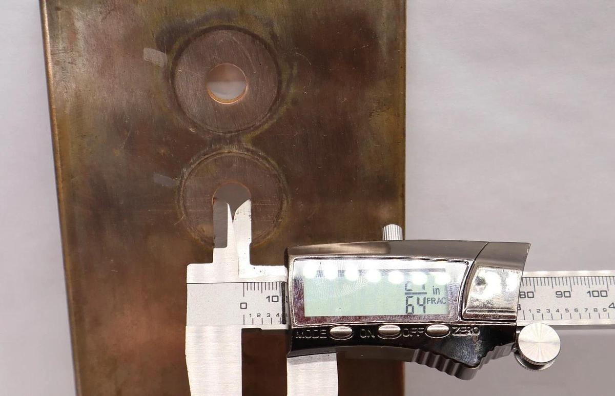 Used (Lot of 3) Copper Bus Bar 10" x 4" x 1/4" .25" thick  10x4x1/4 approx 9lb