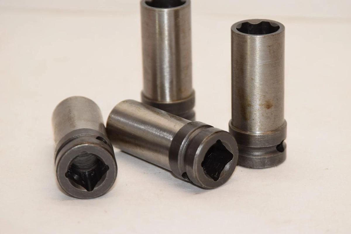 (NEW - Lot of 4) APEX 15mm 25 1/2" Drive Socket