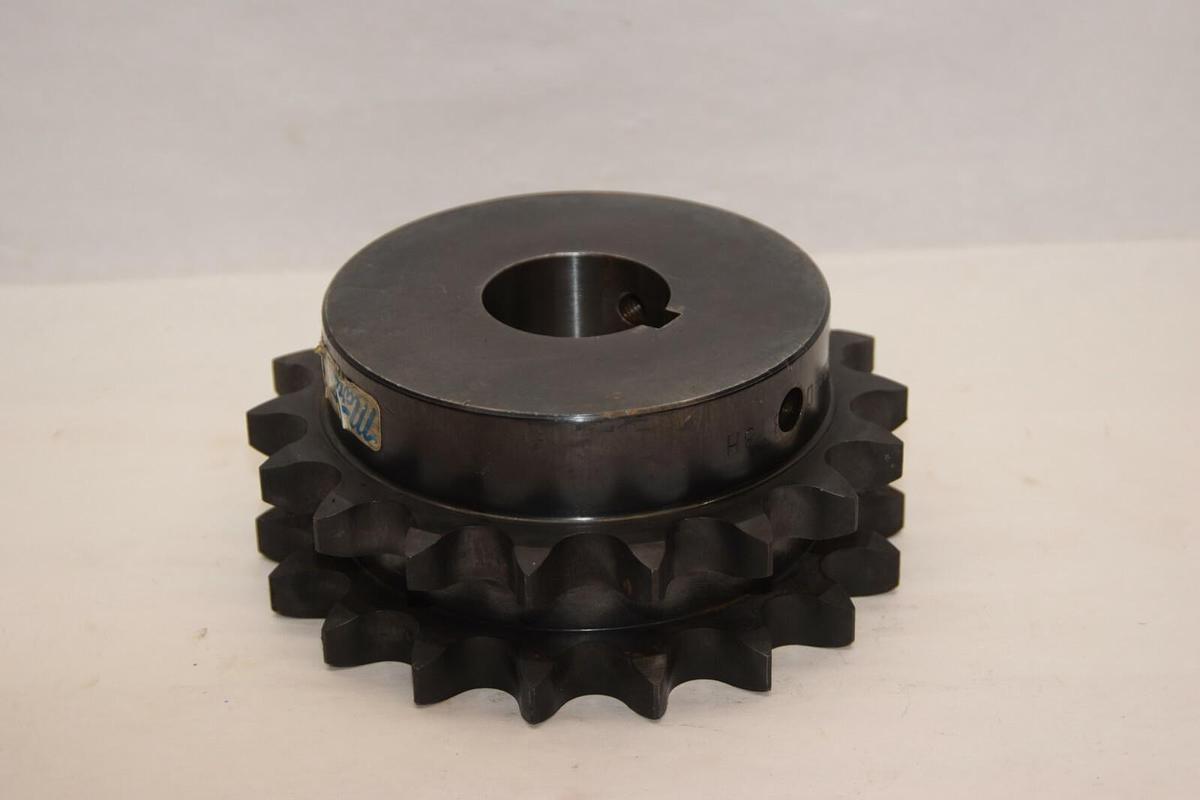 (NEW) MARTIN D80B18H 18 Teeth 1-3/4" Bore Double Row Sprocket