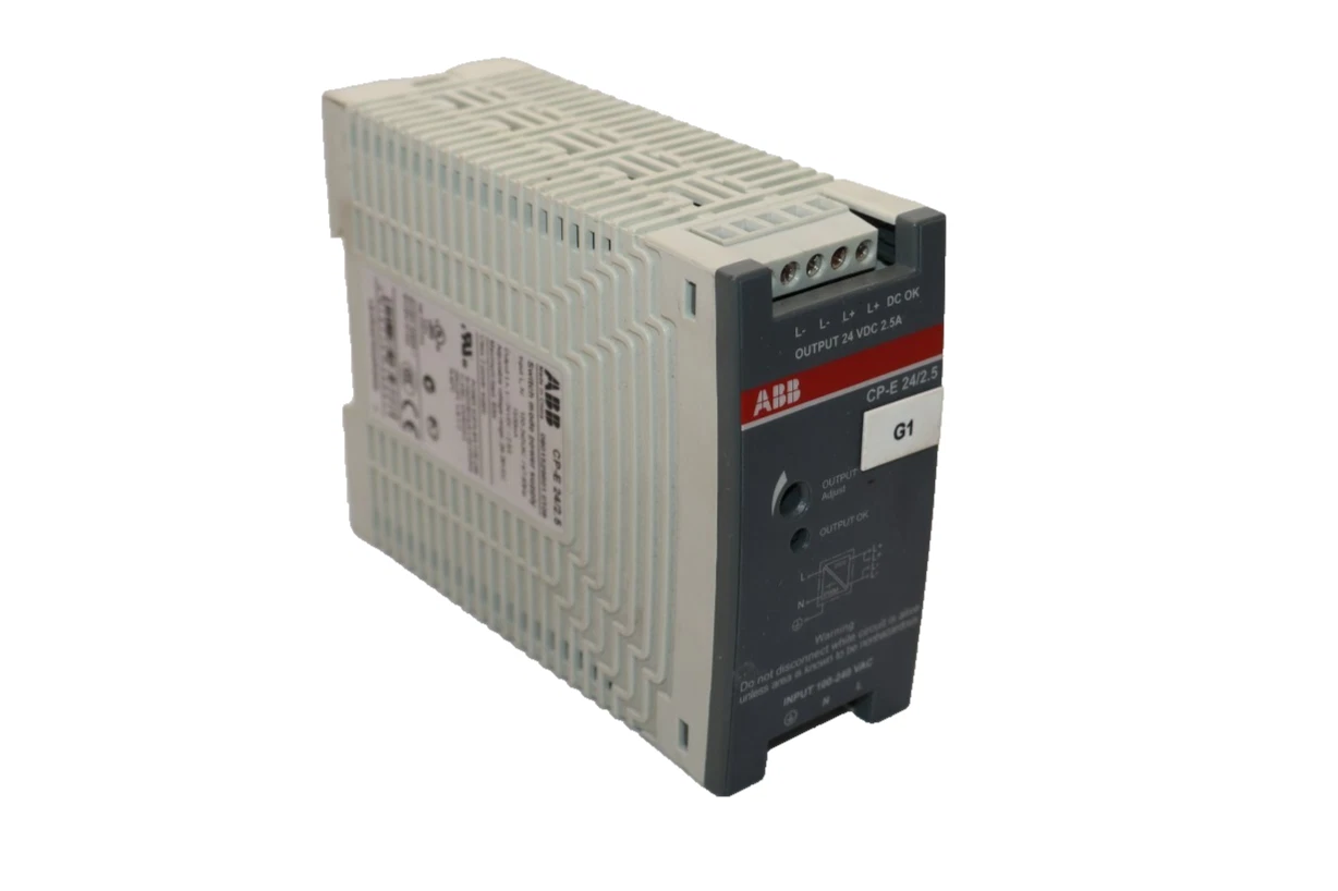 Used ABB CP-E 24/2.5 , CPE24/2.5 100-240Vac 1500mA Class 2 Power Supply Module
