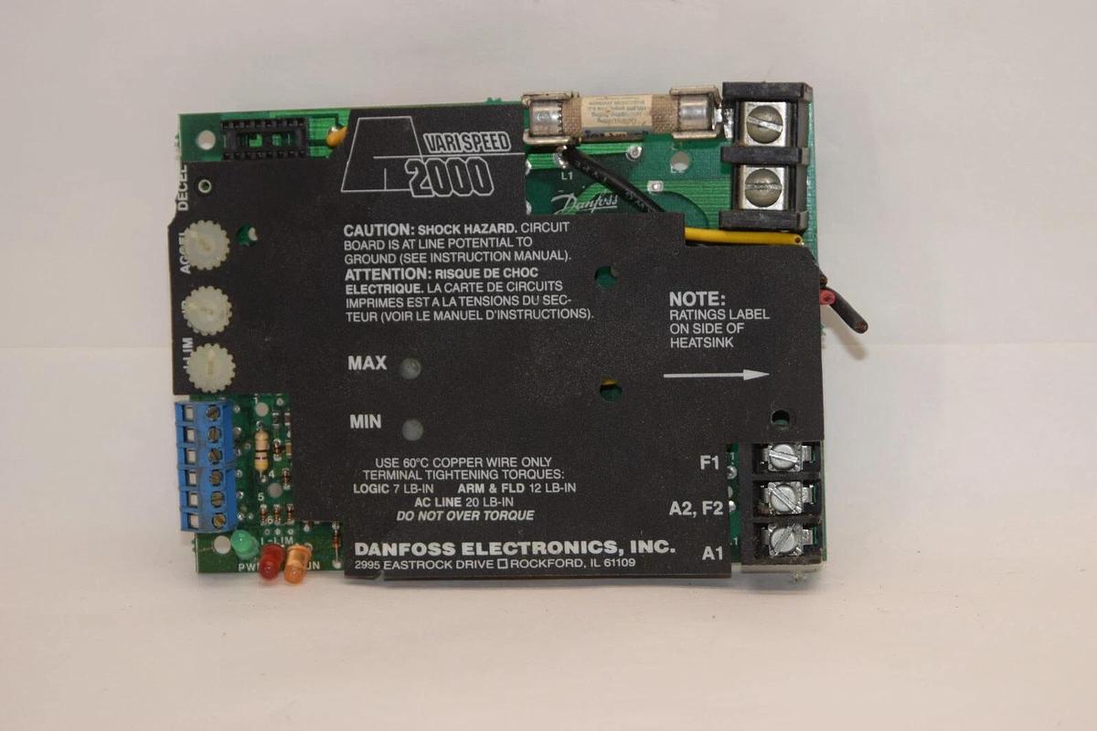 Used DANFOSS ELECTRONICS A2000 Varispeed Control Board