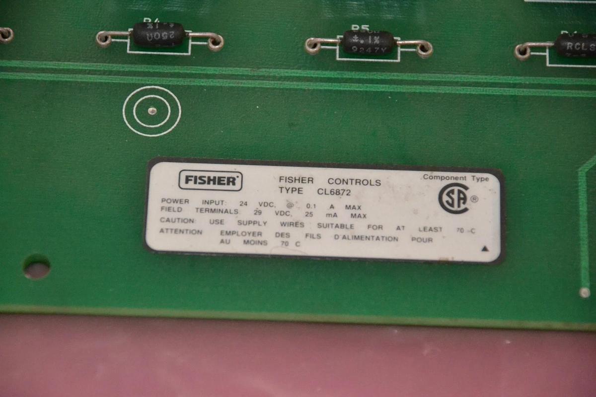 Used FISHER ROSEMOUNT CIRCUIT BOARD CARD CL6872X1-A2 CL6872X1 A2 41B7288X032
