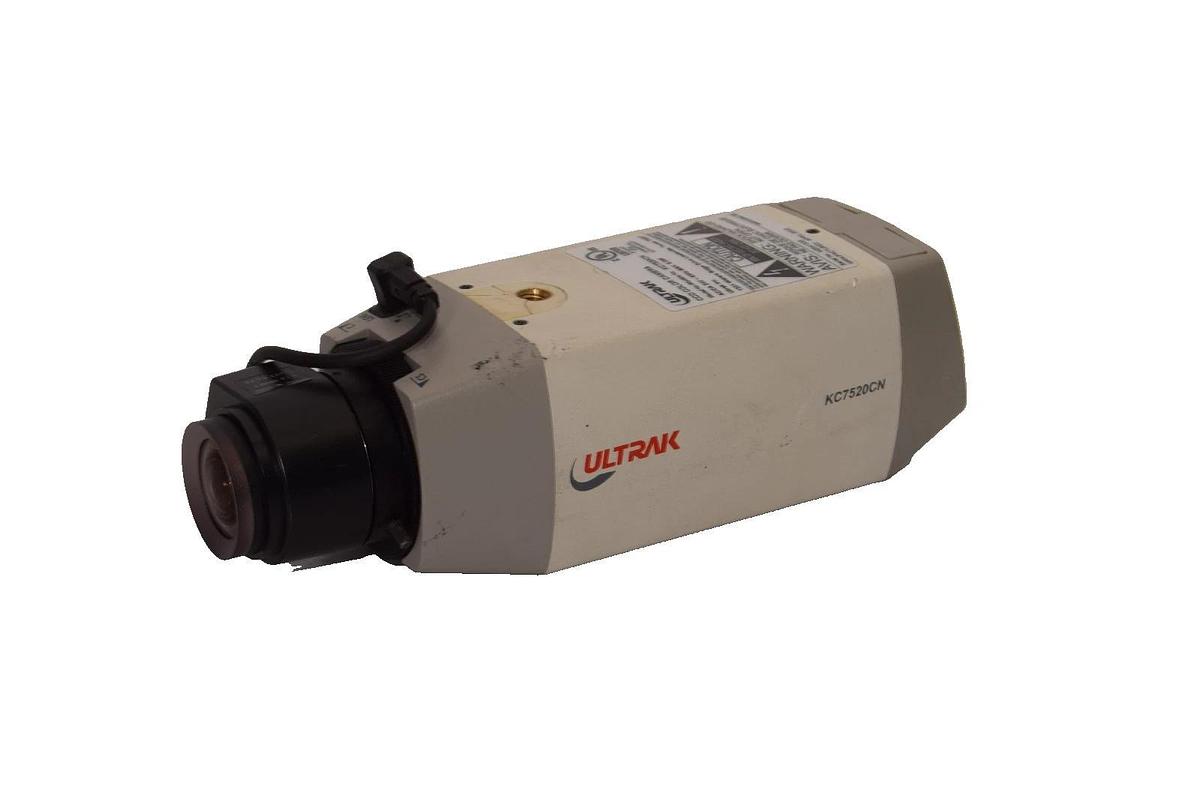 Used Ultrak KC7520CN CCD Color Security Camera with 2.8mm F1.4 CCTV Lens