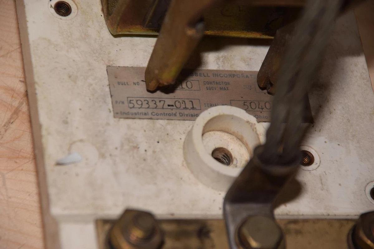 Harvey Hubbell Contactor 5210 59337-011 500v Max Size Sz 3 5210 59337011