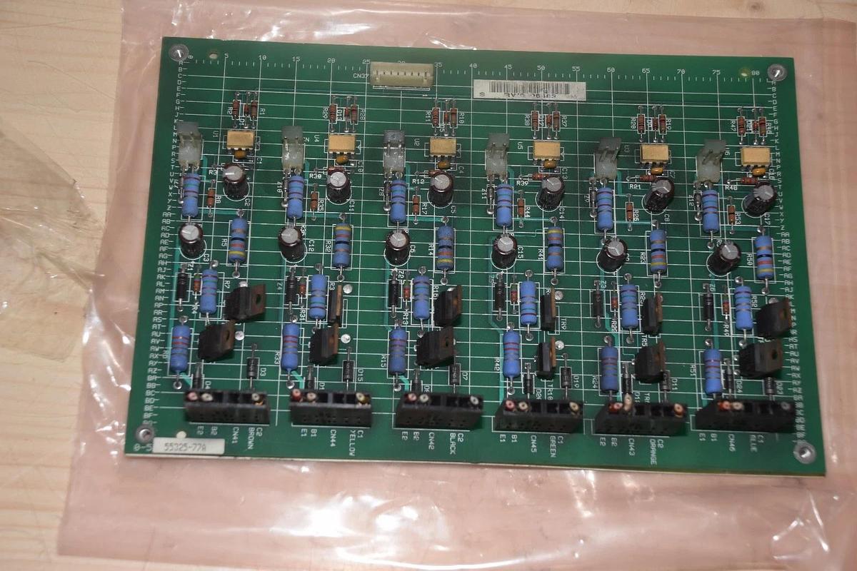 Used RELIANCE ELECTRIC 0-55325-77A PC BOARD BASE DRIVER, O 55325 77A