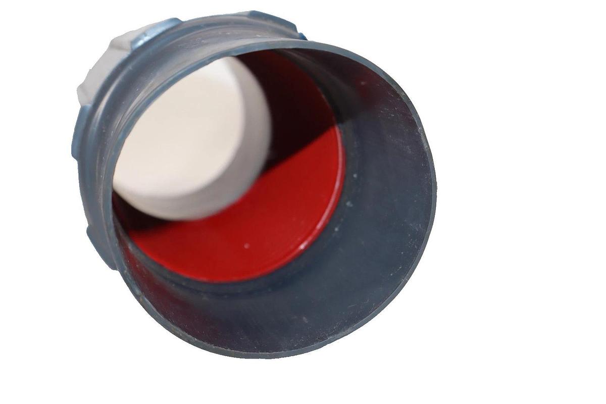 Robroy PRCPLG-2-1/2 , 2-1/2" Conduit Coupling Rigid Red Interior Threads (New)