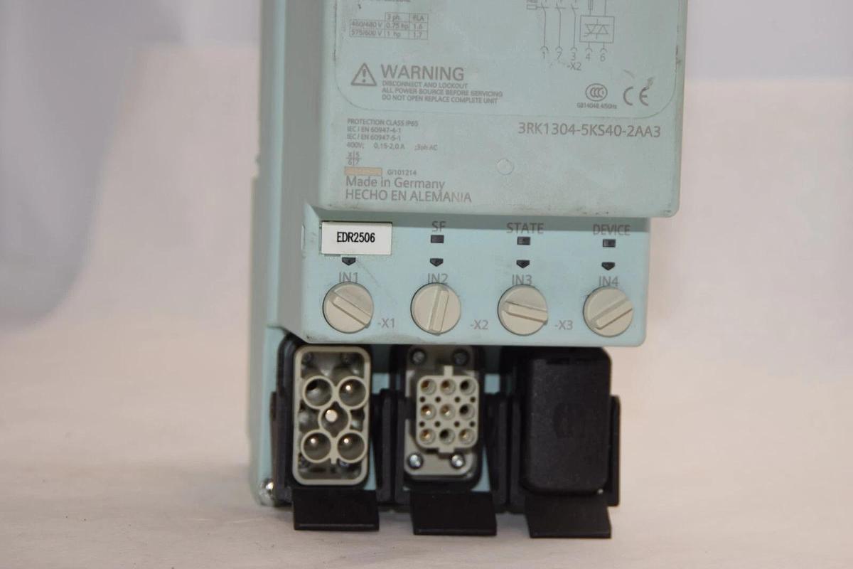 Used SIEMENS 3RK1304-5KS40-2AA3 400V 3Ph DSe-HF ET200 Pro Motor Starter *CRACK*