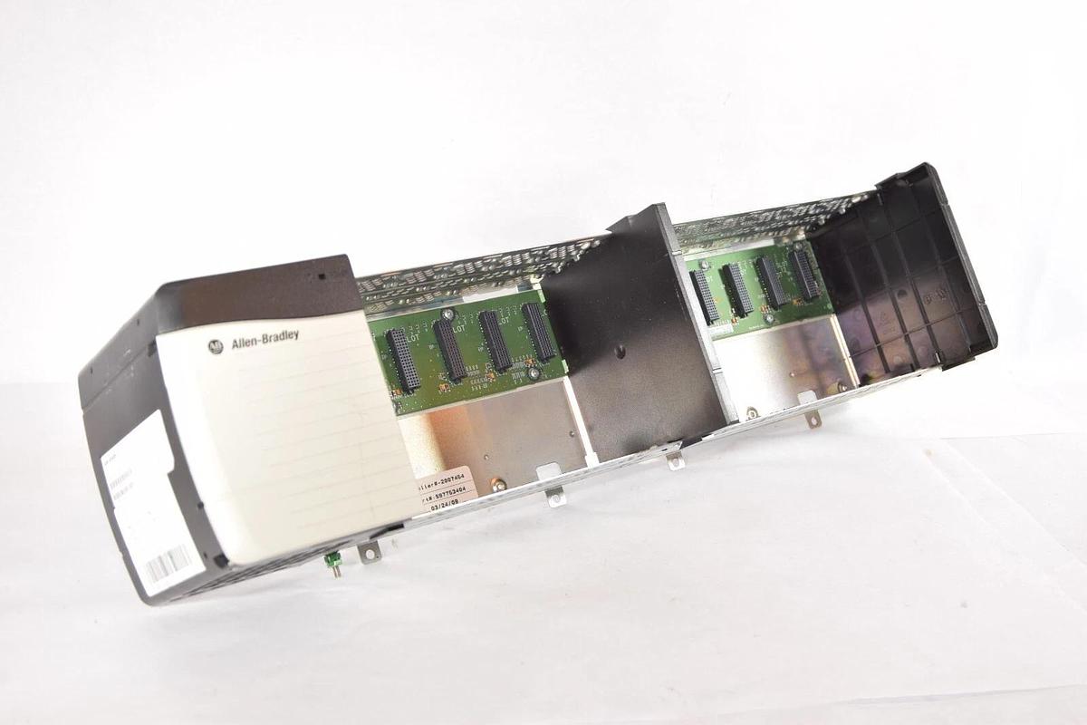 Used ALLEN BRADLEY 1756-A13 Ser. B 13 Slot Chassis W/ 1756-PA72/C Power Supply