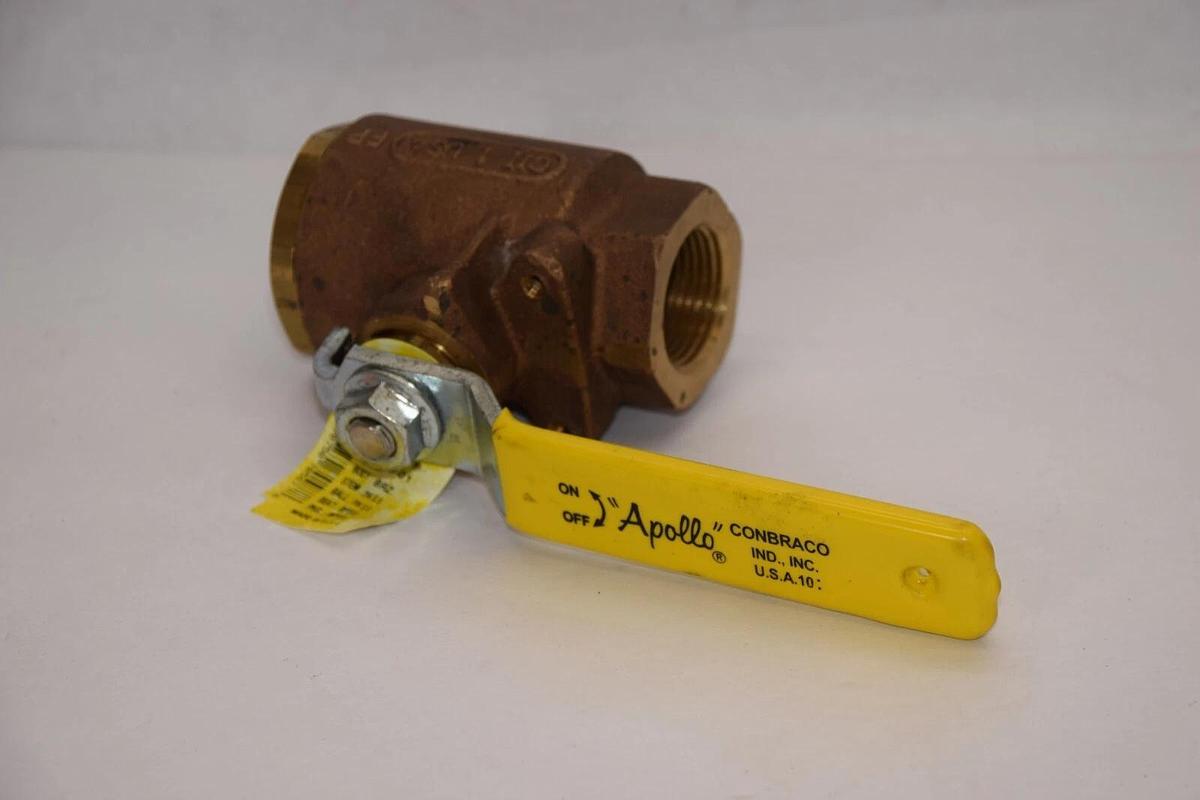 (NEW) APOLLO 77-145-01 , 7714501 Bronze  1" NPT Ball Valve