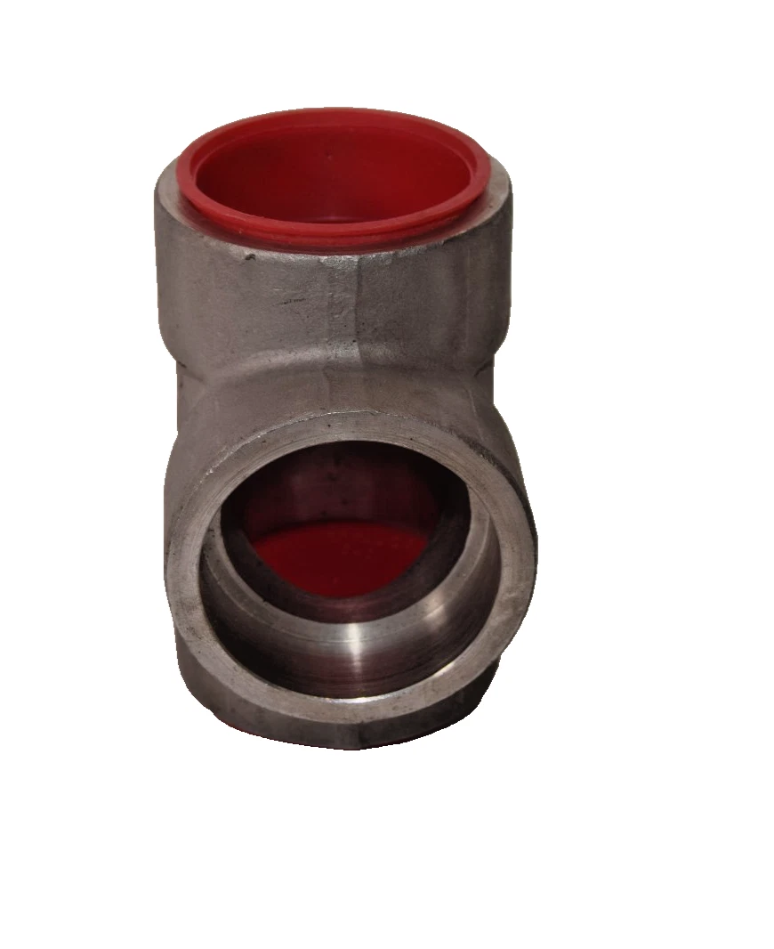 Pipe Tee 2" x 2" x 2 3MSW Socket Weld 304 ZS Stainless Steel A182 216