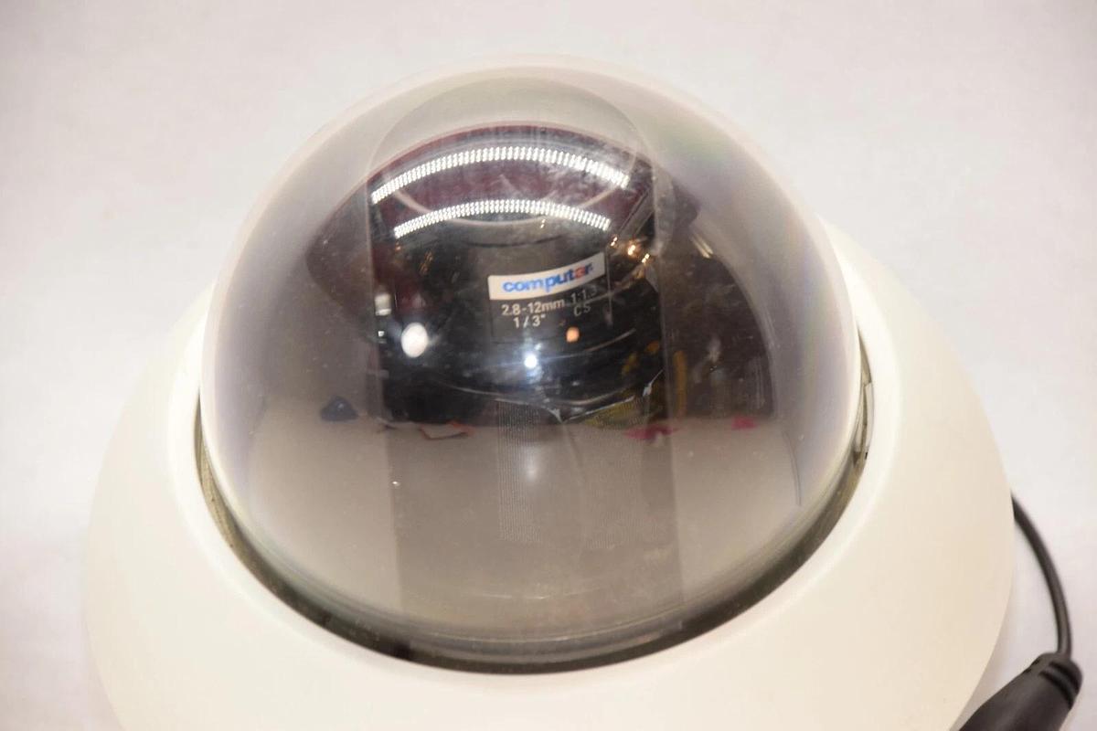 Used GANZ ZC-D5212NHA , ZCD5212NHA 24Vac 50/60Hz 250mA Security Surveillance Camera