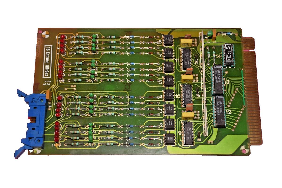 Used CENTRALP AUTOMATISMES 65004192 16 ENTREES FILTREES A 620 983 C BOARD