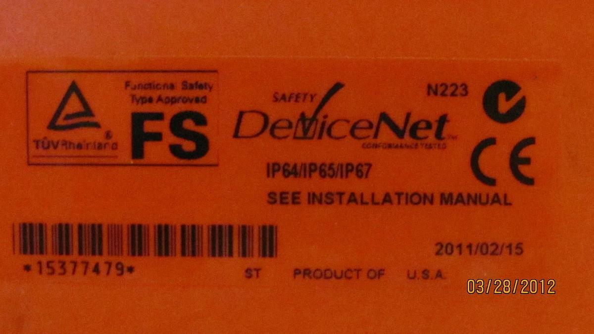 Used ALLEN BRADLEY DEVICENET BLOCK GUARD I/O 1732DS-IB8XOBV4 1732DSIB8XOBV4