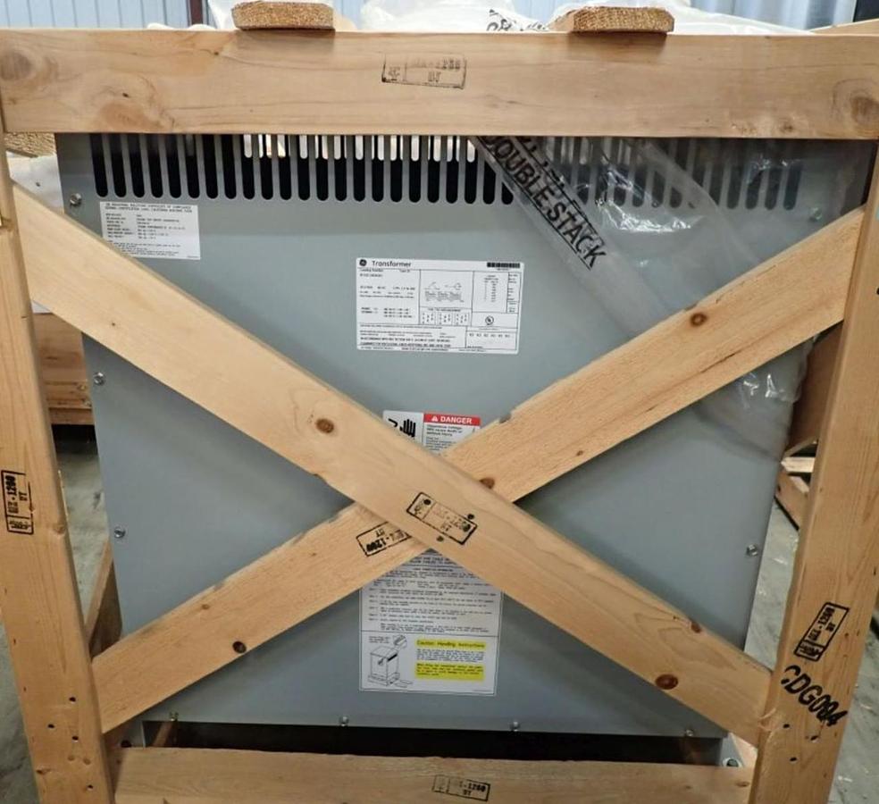 GE 45kva Transformer 9T10C1003G61 480V QL  Pri 480V Sec 208V 120V 45 kva (New)
