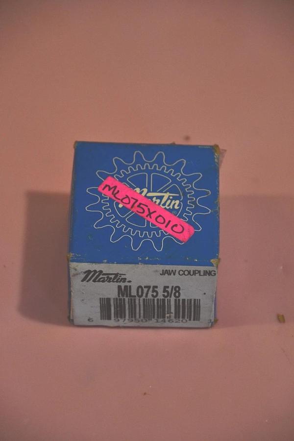 MARTIN JAW COUPLING ML075 5/8" ML075X010 NEW